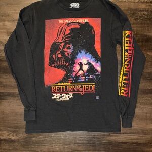 MAD Engine Star Wars Return of the Jedi Black Long Sleeve Tee
